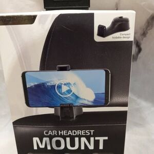 Universal Car Headrest Phone Mount Holder – Hands‑Free Travel Entertainment